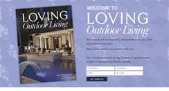 Desktop Screenshot of lovingoutdoorliving.com